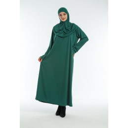 Tenue de prière pour femme musulmane avec zip| taille 1 & 2