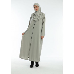 Tenue de prière pour femme musulmane avec zip| taille 1 & 2